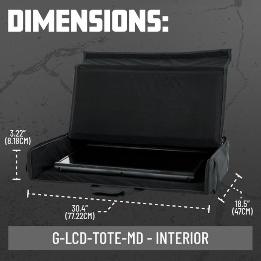 Gator G-LCD-TOTE-MD Padded Transport Bag for 27"-32" Monitors
