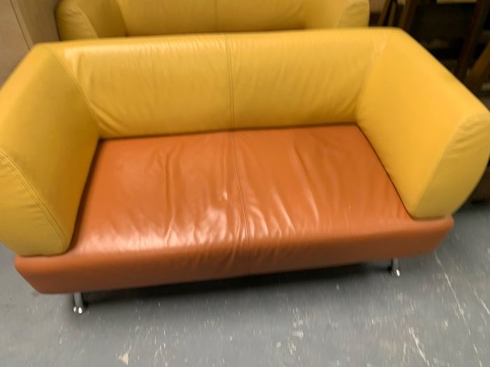 Leather Couches x 2