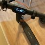 Ninebot E2 scooter with a helmet Image 4