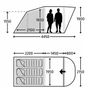 Kampa brean 3 person inflatable tent Image 4