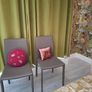 Two Leather Chairs Grey Leather Image 2