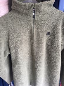 Women's 4th ARQ green quarter zip