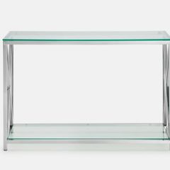 Hall Table - Glass Top Beautiful Console Table