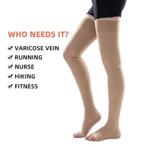 23-32mmHg Elastic Nursing Compression Stocking Unisex Medical Class 2 Pressure Stockings Sleep Feet Varicose Vein Sock