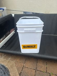 plastic bucket