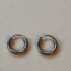 Classic Small Sterling Silver Sleeper Hoop Earrings