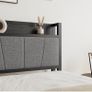 Single Bed Frame with Storage Headboard Image 5