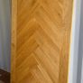 Herringbone Oak Dining Table, Ex Display Image 8