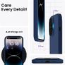 Liquid Silicone Case For Apple iPhone 14 Pro Luxury Thin Phone Cover Blue Image 3