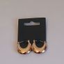 Pilgrim Danish Design Rose Gold Tone Chunky Crescent Hoop Earrings New RRP 29.95 CAN POST Image 3