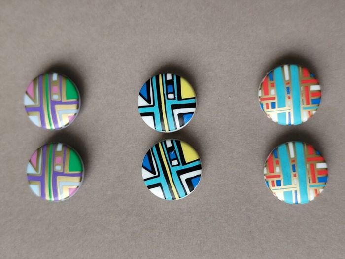 Vintage Earrings 1960s style Clip on X 3