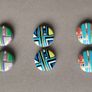 Vintage Earrings 1960s style Clip on X 3 Image 3