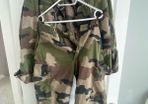 Military surplus camo uniform