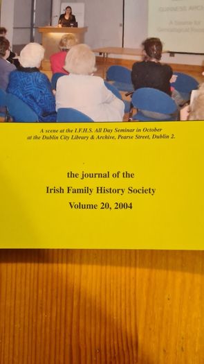 Irish Family History Journals Of The Irish Family History Society. See Photos For Years. All In Very Good Condition.