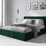 Bedroom Hilton upholstered bed frame. Storage box and  lifter support Image 4