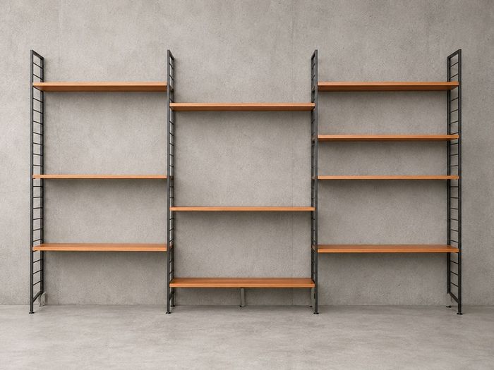 ladderax mid century modern shelving vintage retro