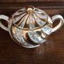 Vintage Sadler Gold and Cream teapot sugar bowl and creamer set Image 6