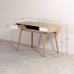 Sklum pine desk