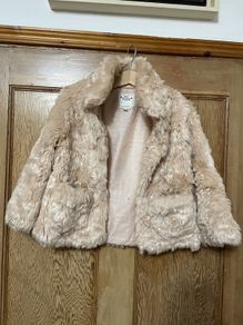 Girls fur coats aged 3-4