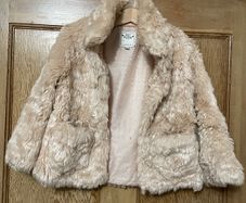 Girls fur coats aged 3-4