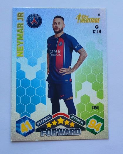 Neymar Jr - Topps Match Attax Champions League 23/24 No. 461 . Heritage