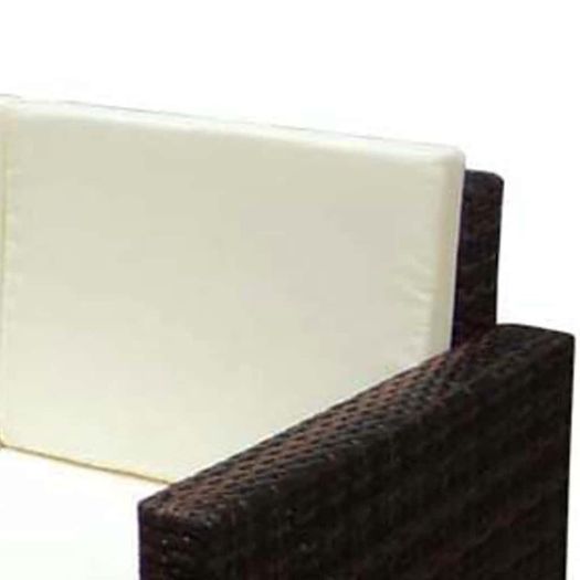 Rattan Garden Sofa Set with Stool and Cushions