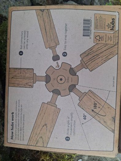 geodesic dome kit , build by hubs