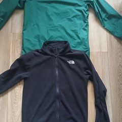 The North Face Boys 2-in-1 Jacket Medium - Green/Black