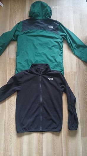 The North Face Boys 2-in-1 Jacket Medium - Green/Black