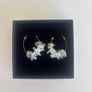 Mignonne Gavigan Gold With Pearl Mini Lolita Hoops Image 2