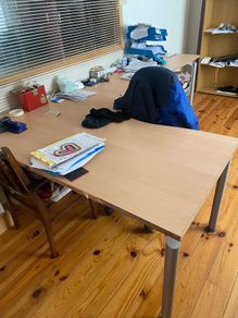 Office Table and Shelving