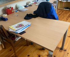 Office Table and Shelving
