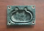 HANDLE - Large Old - Recessed - Metal