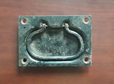 HANDLE - Large Old - Recessed - Metal
