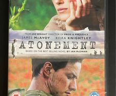 Atonment. DVD Movie. starring Keira Knightley and James McAvoy