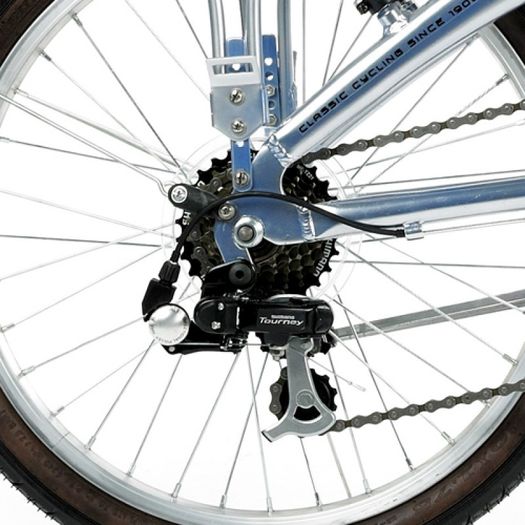20" Wheel Viking Park Lane 7 Speed Alloy Folder, Silver