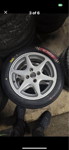 15x7 TITAN Motorsport rims and MRF tyres