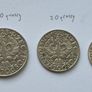 Poland coins 10 , 20 , 50 groszy and 1 zloty lot 1923 -1929 Image 5