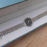 Glycine Sterling Silver 925 Lady's Wrist Watch Swiss Made 23,4g (works Well, Fresh Battery) Image 7