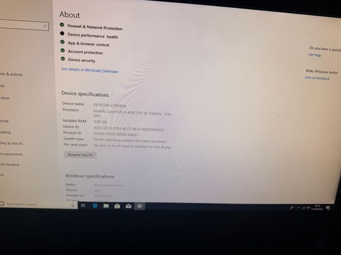DELL  OPTIPLEX 3030 aio i3 and 500GB hdd window 10