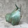 Abstract Buffalo - Patinated Bronze Image 9