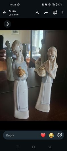 Ornaments ,Vintage Porcelain Figurine Collection