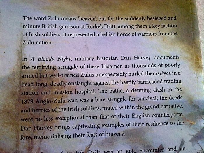 A Bloody Night The Irish at Rorke's Drift Ireland History Zulu War