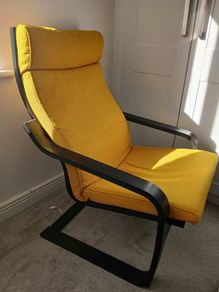 IKEA armchair with black frame - excellent condition