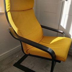 IKEA armchair with black frame - excellent condition