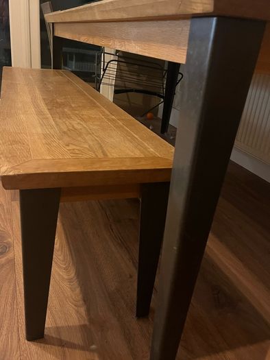 Kitchen table and bench
