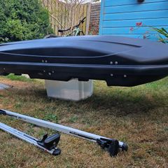 Roof box 400l & bars 125 cm