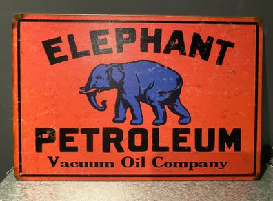 Elephant petroleum Tin Metal sign