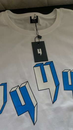 White and Blue Yelir T Shirt
