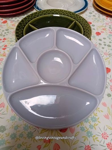 Vintage Fondue Plates
